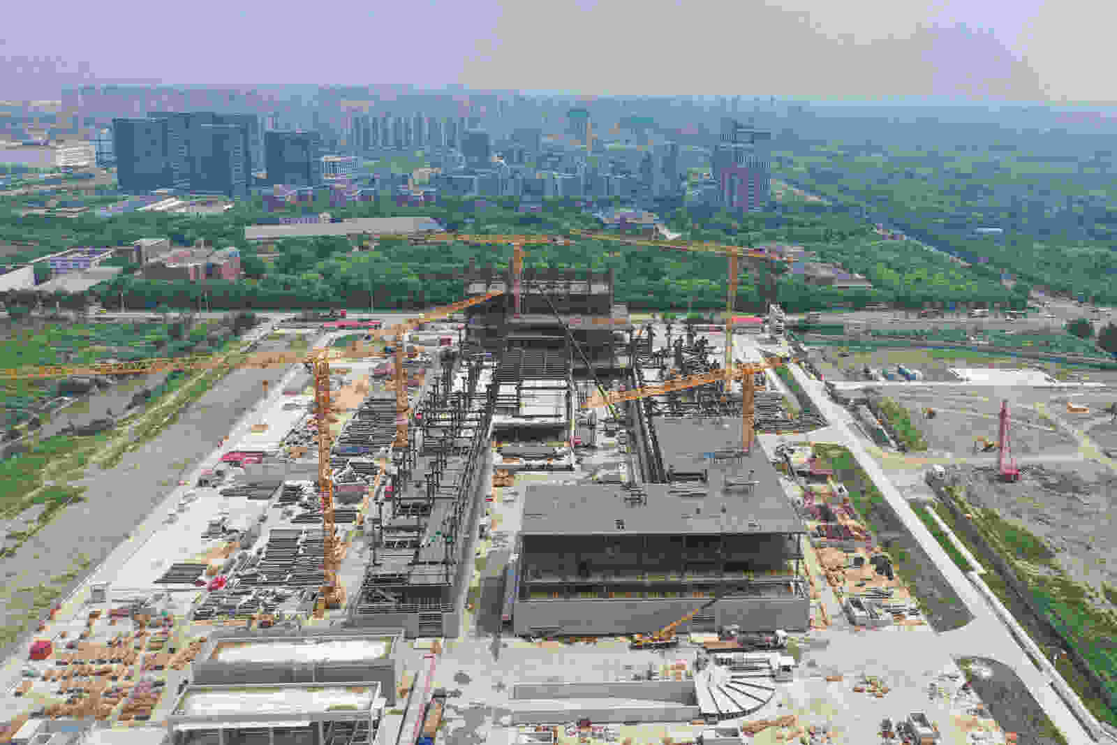 467 dmaa Fengxian Town Hall construction site 09 0731