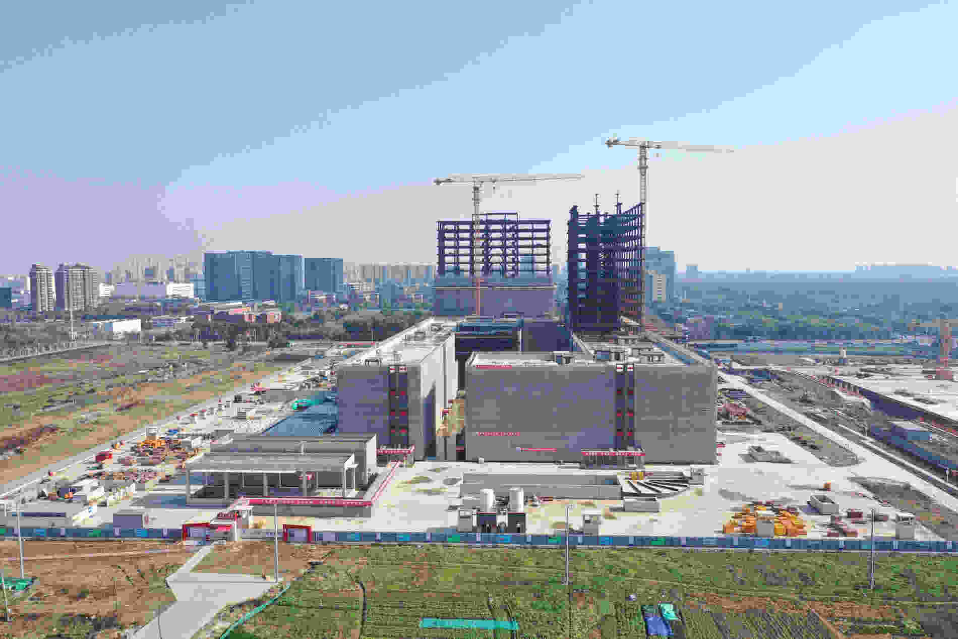 467 dmaa Fengxian Town Hall construction site 23 02 09
