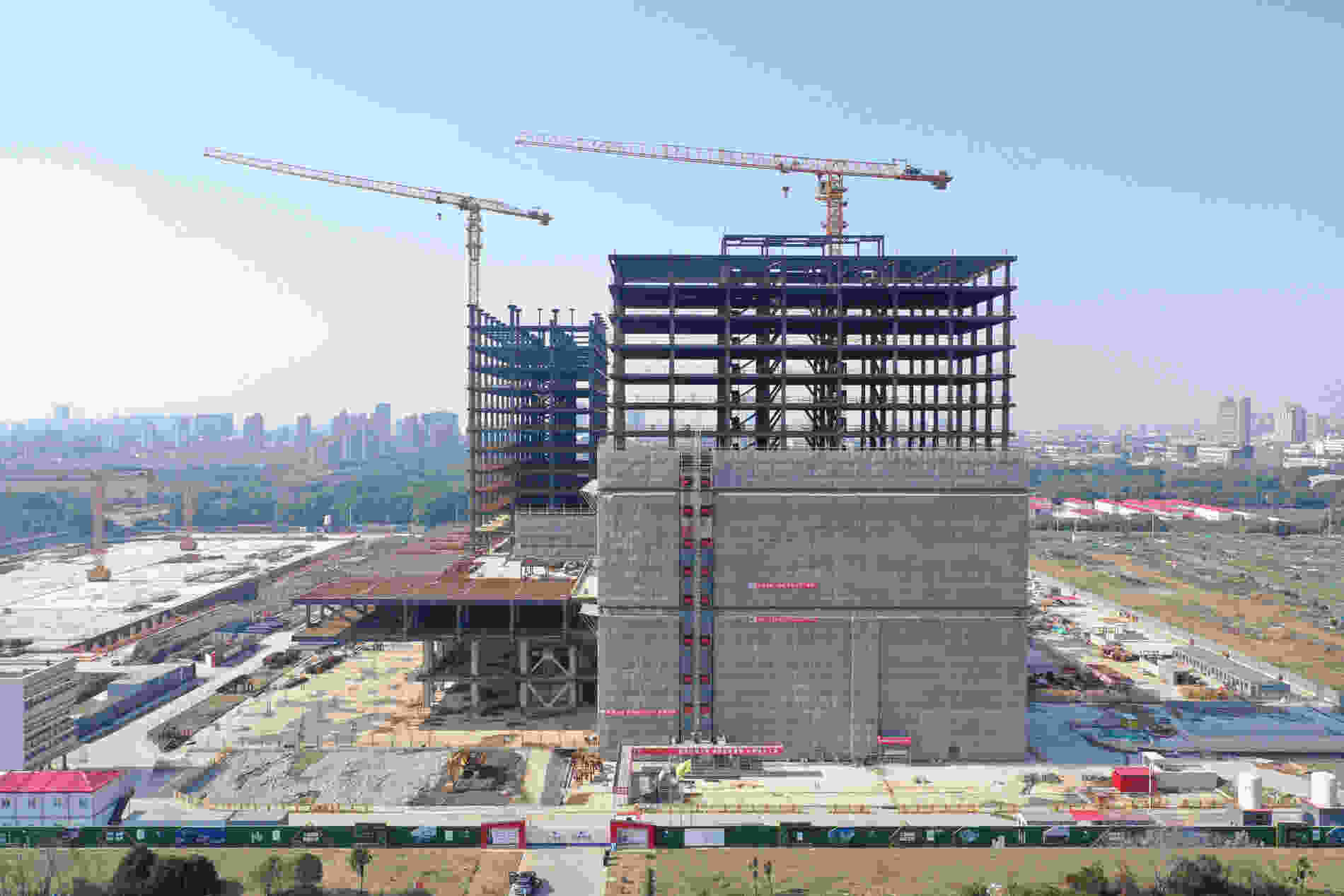 467 dmaa Fengxian Town Hall construction site 23 02 87