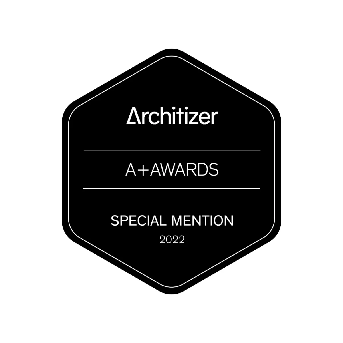 Architizer A+Awards Special Mention badge, 2022