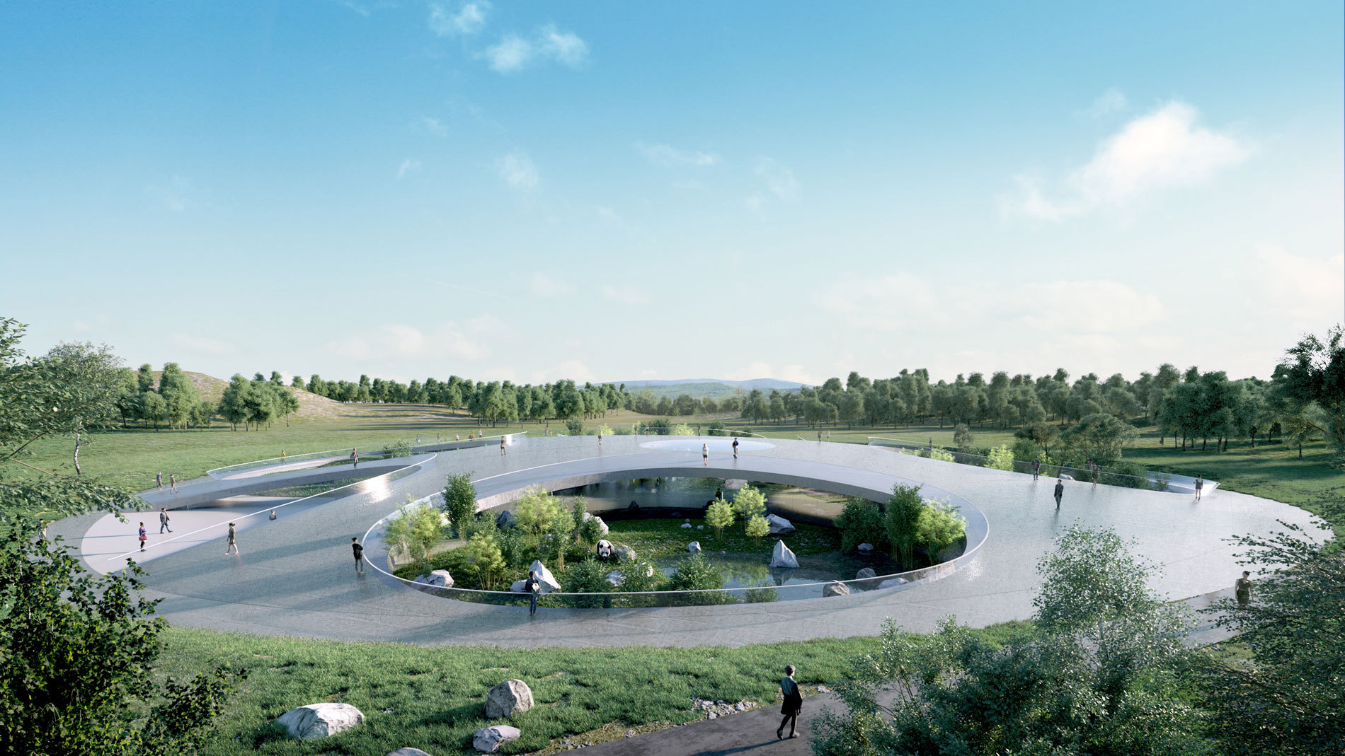 383 Taiyuan Zoo New Areas Panda House dm vis 003 exterior view