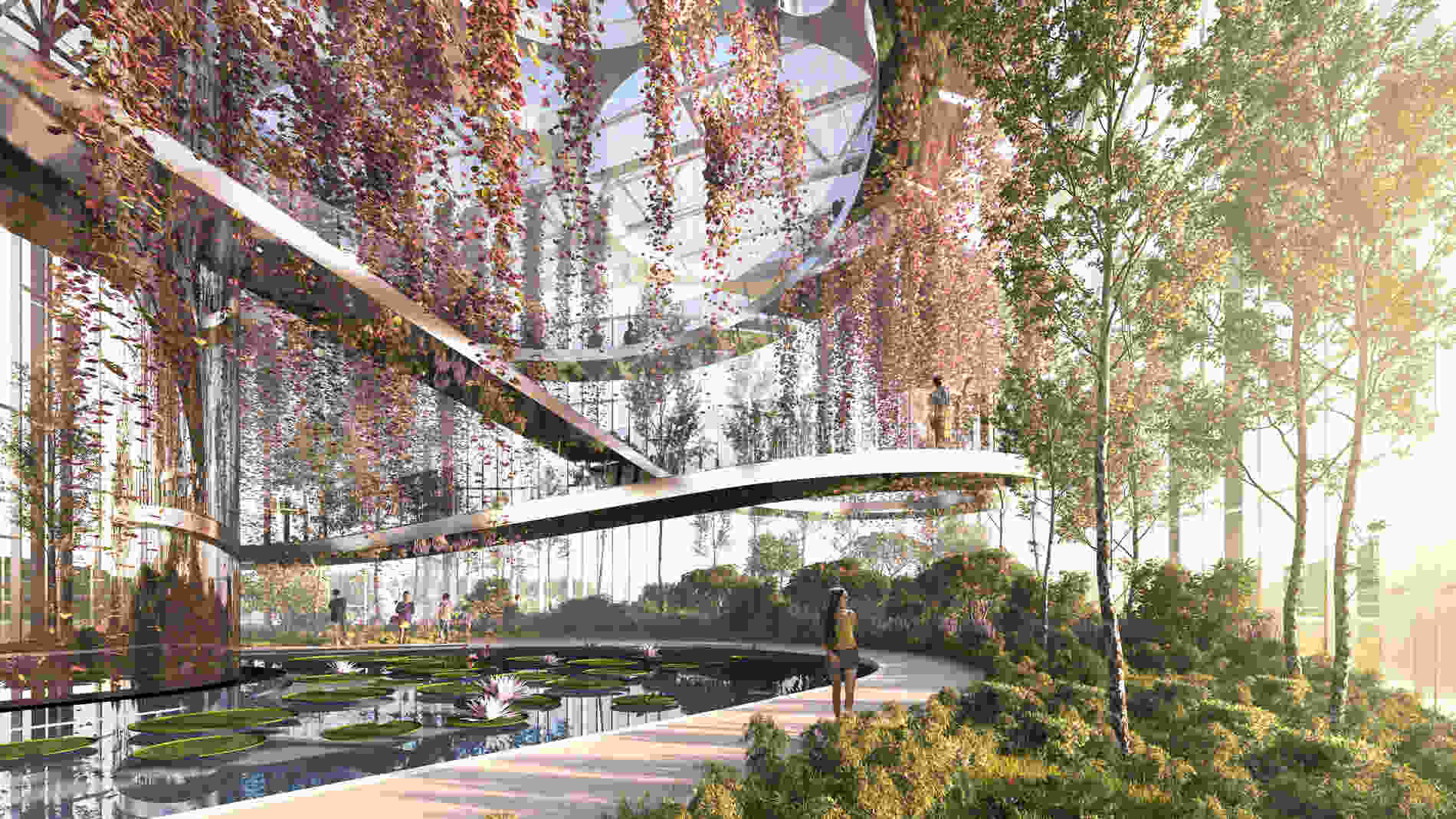 420 Expo Cultural Park Greenhouse Garden SD2 Cloud Pavillion