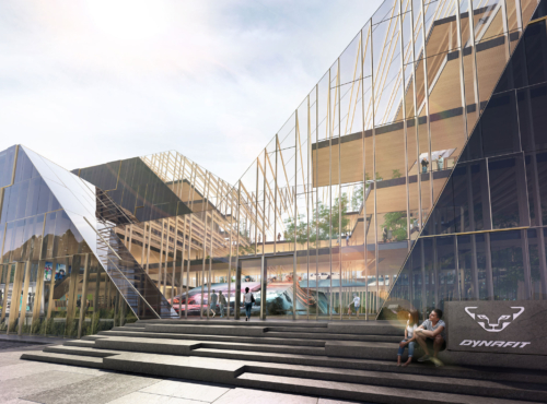 432 dm DYNAFIT Headquarter vis 001 entrance foyer greenhouse