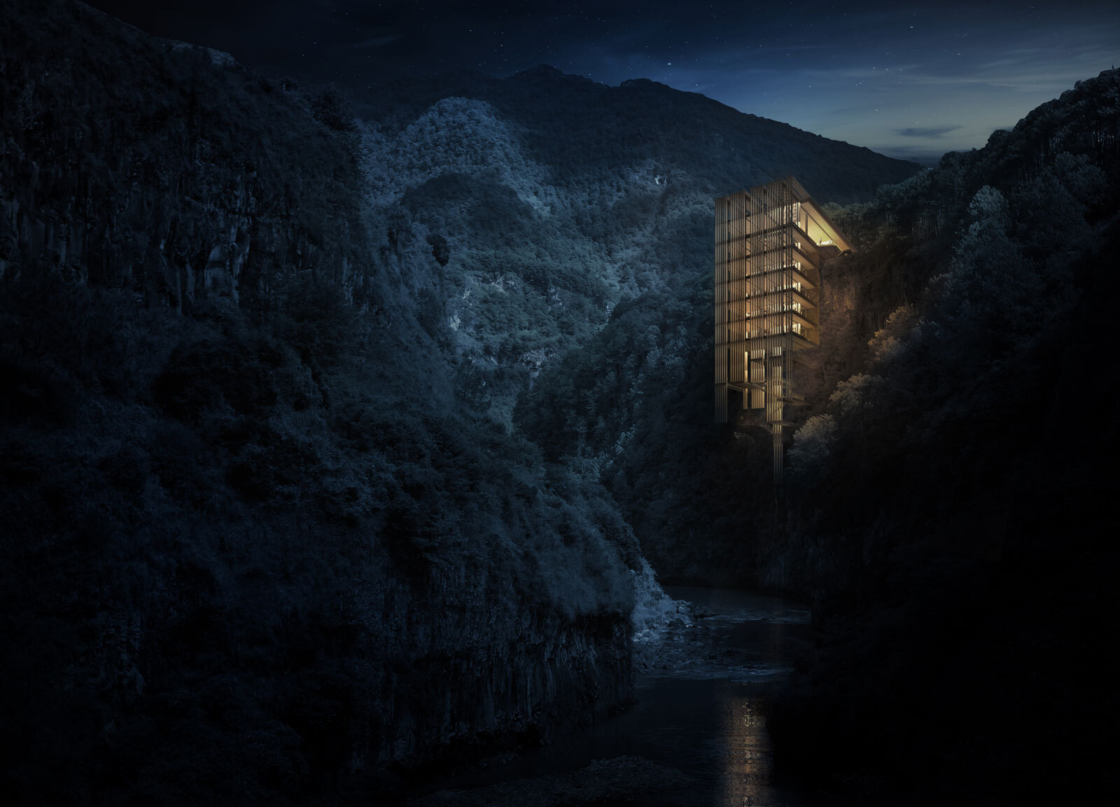 461 dm vis 040a Library night