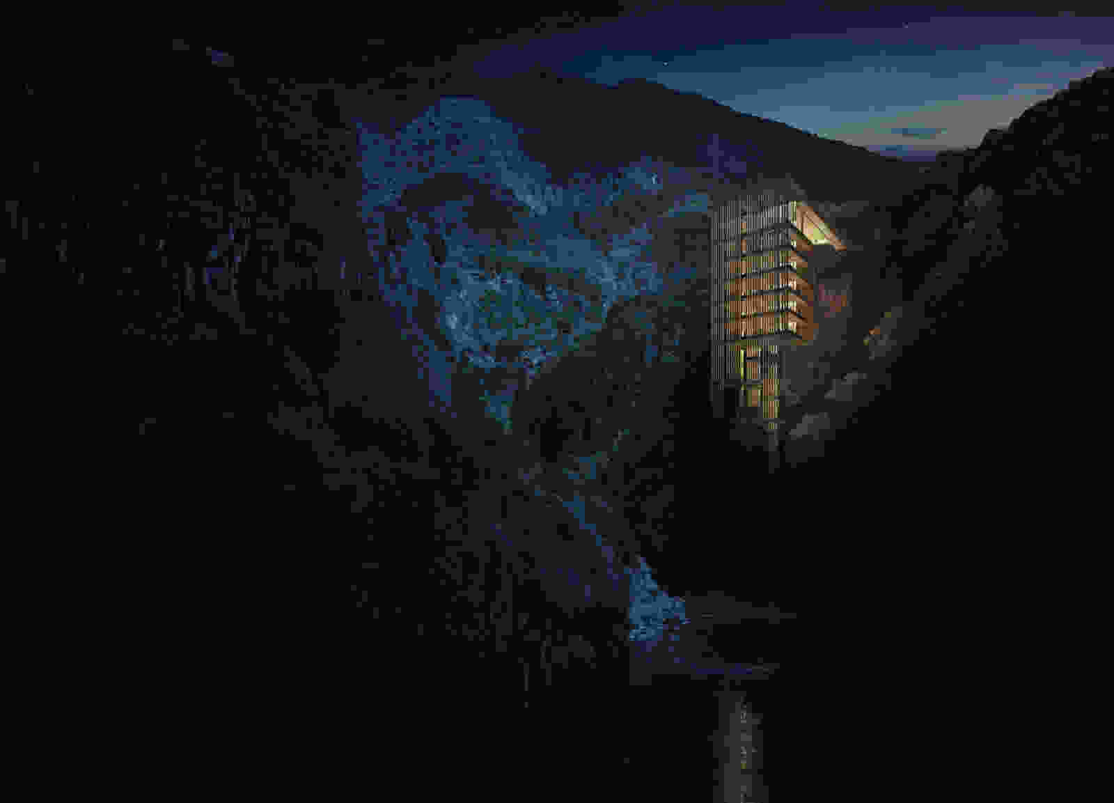 461 dm vis 040a Library night