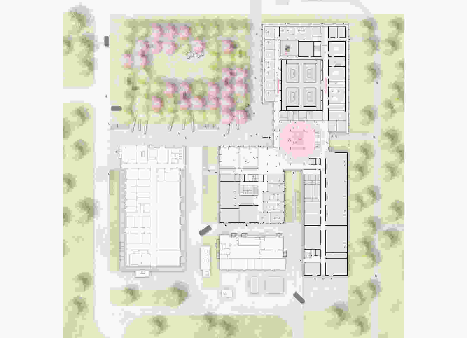 503 dmaa Helmholtz Quantum Center plan a ground floor plan