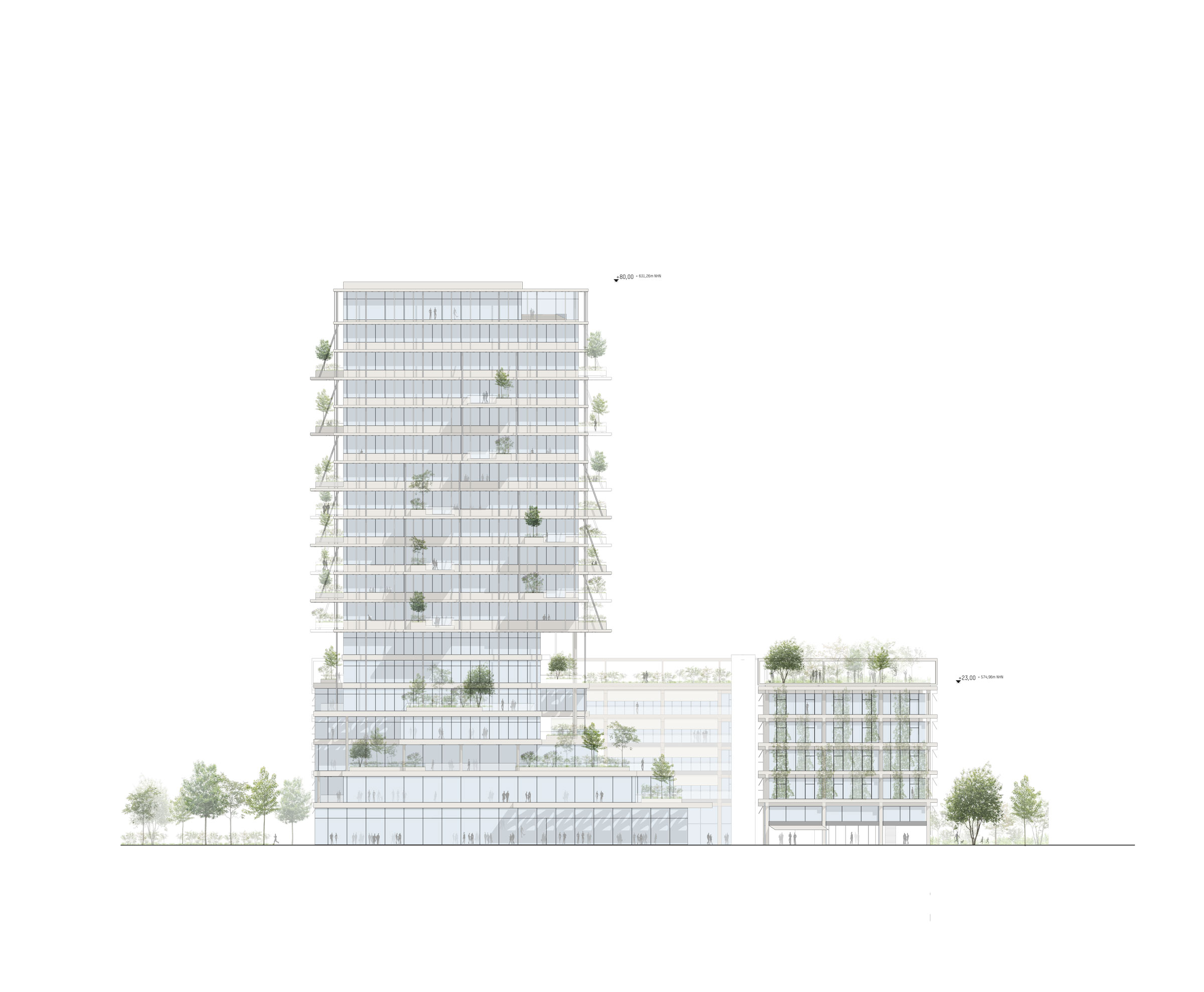 526 dmaa quartier obersendling plan 04 elevation b b