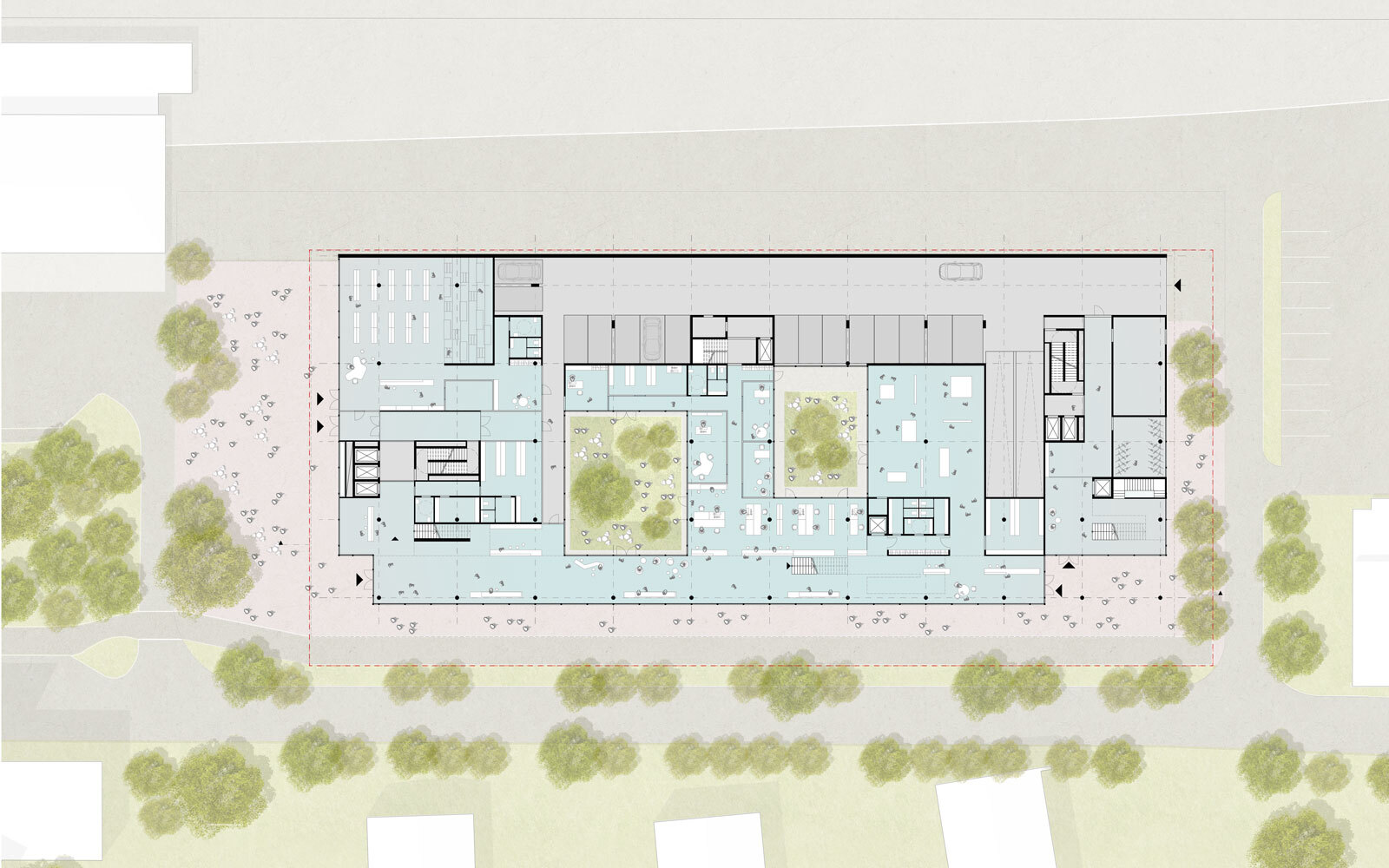 531 DMAA City Link Wörgl plan ground floor plan